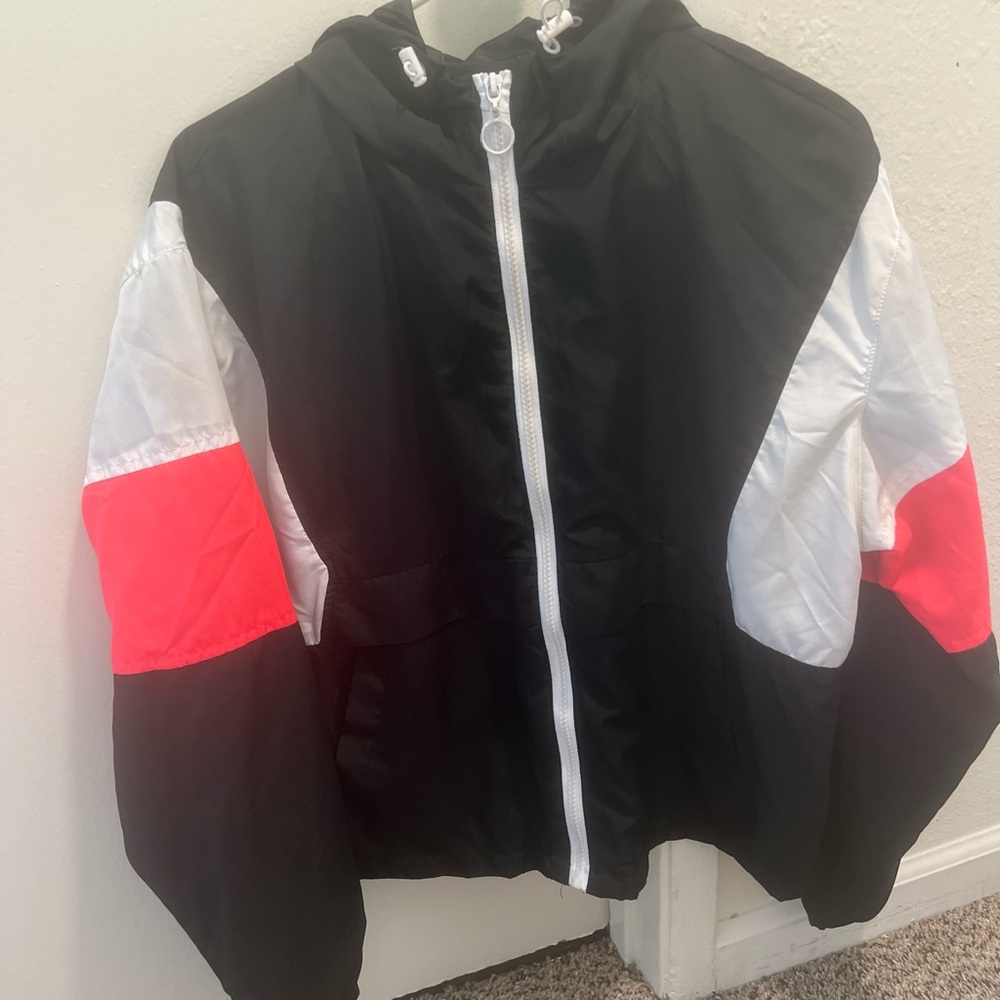Angel Kiss Black Jacket with White Accents
